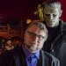Guillermo del Toro with Frankenstein's Monster at Bleak House.