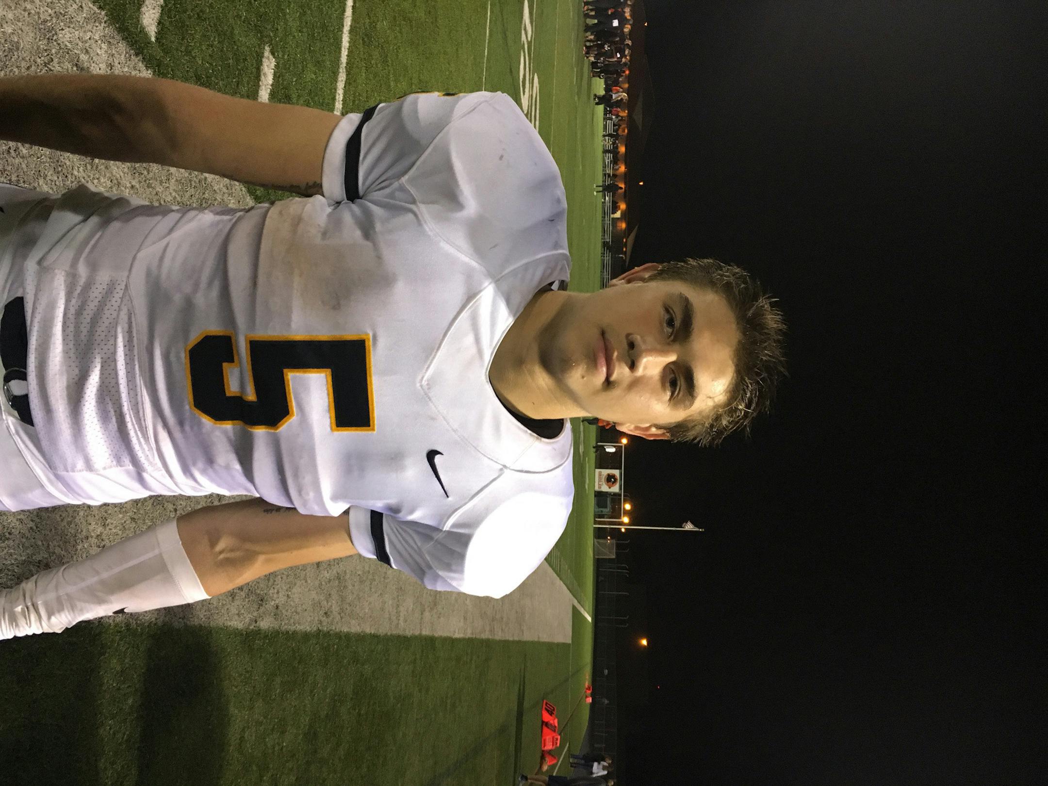 Ivan Burlak, Totino-Grace senior running back