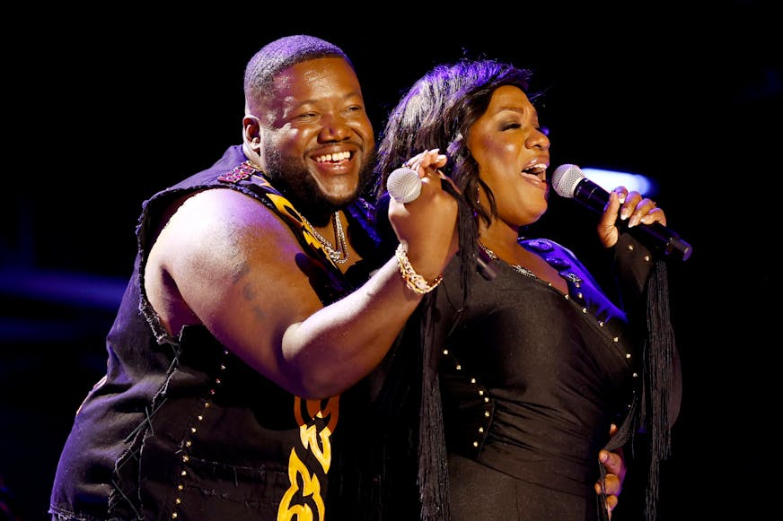 Michael Trotter Jr. and Tanya Trotter of The War and Treaty perform onstage during the 2024 CMA Music festival at the Nissan Stadium on June 08, 2024 in Nashville, Tennessee. (Jason Kempin/Getty Images/TNS) ORG XMIT: 115228618W