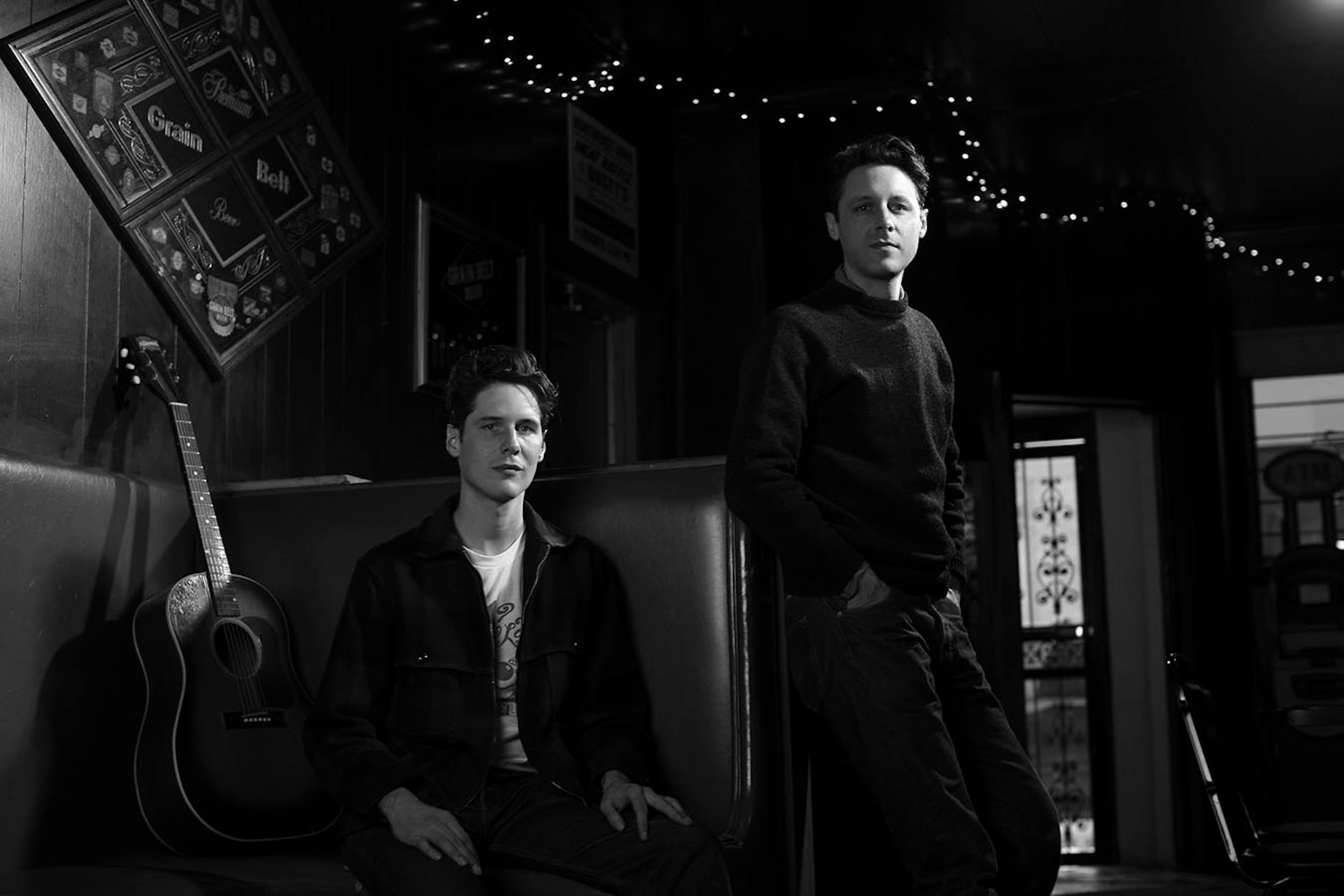 The Cactus Blossoms ñ sibling harmonizers Jack Torrey, seated, and Page Burkum took the stage at Dusty's Bar in Northeast Minneapolis.