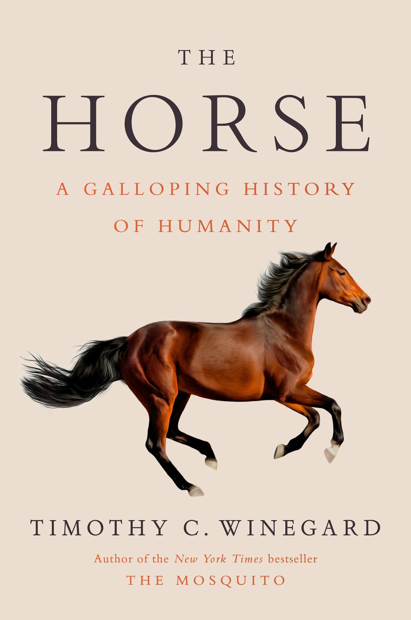 cover of The Horse is an image of a galloping chestnut horse