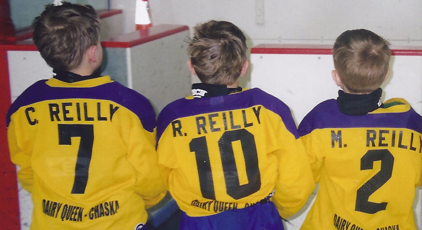 From Mites to college, the Reillys only know playing together.