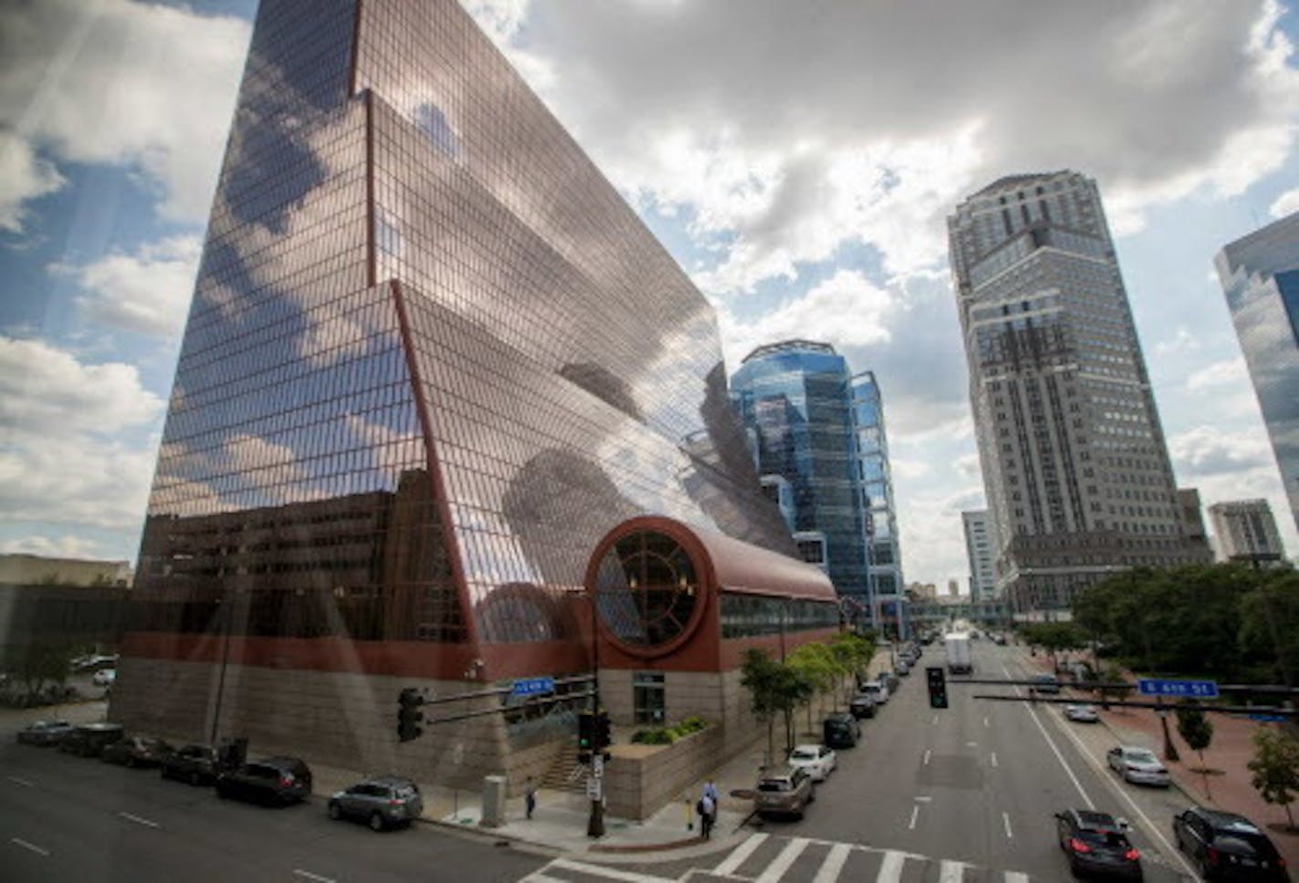 The Thrivent Financial building in downtown Minneapolis, completed in 1981.