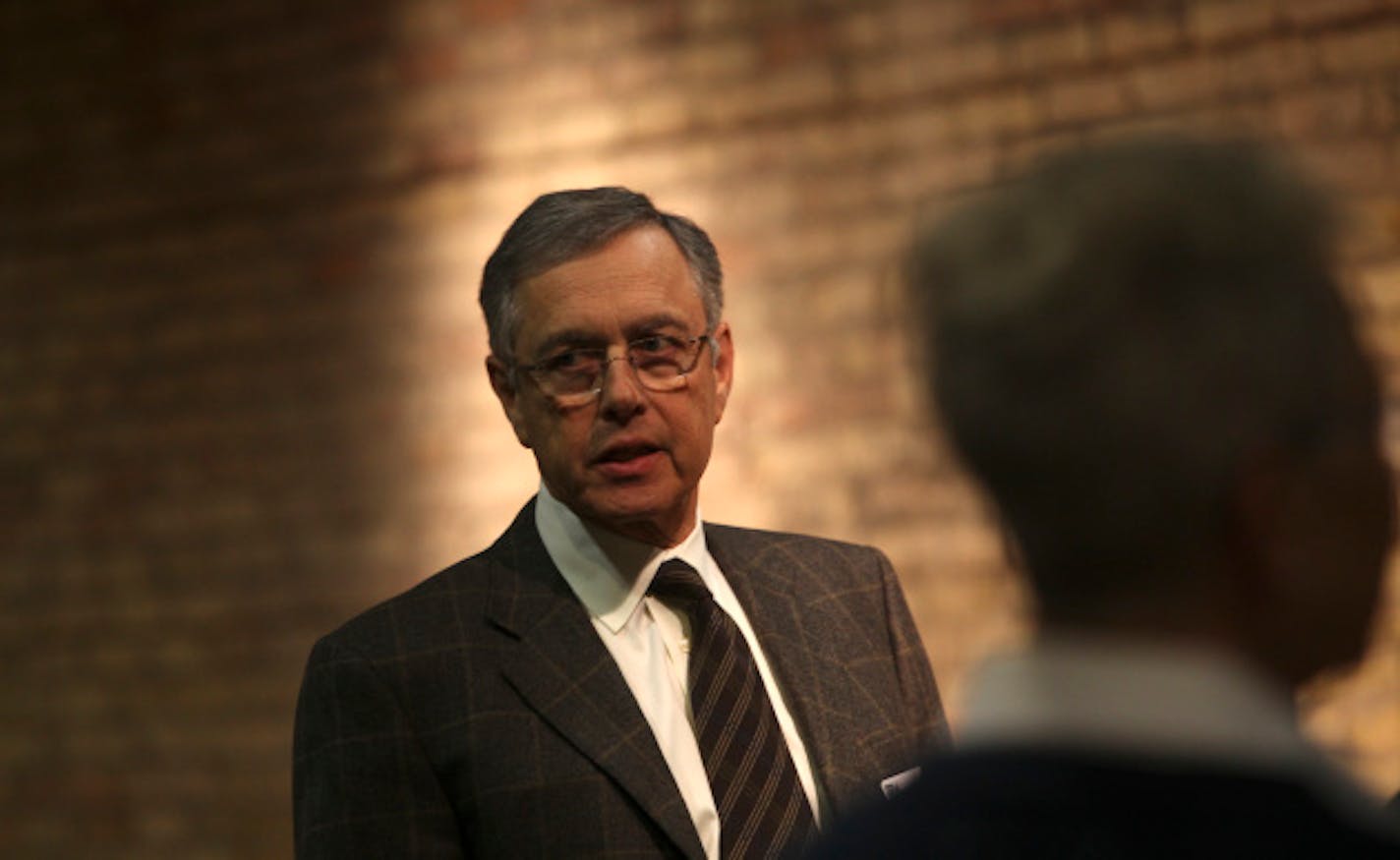 Steve Rothschild, a former General Mills executive now author, addressed  the audience during a Q&A and book signing at Open Book  in Minneapolis Min., Wednesday, February 22,  2012. .   ]  (KYNDELL HARKNESS/STAR TRIBUNE) kyndell.harkness@startribune.com