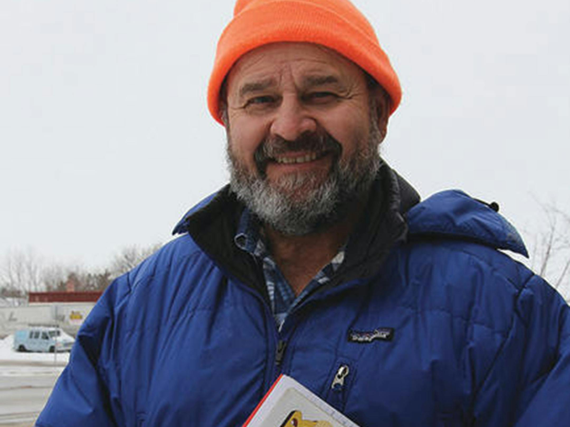 Lowell Deede has accomplished his goal of walking all public roads in Becker County. It took him two and a half years, and he kept a journal of his journey. Photo by Paula Quam/Detroit Lakes Tribune