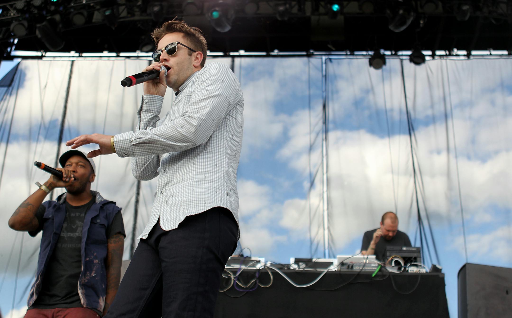 Doomtree performs at the Summer Set Music & Camping Festival in Somerset, Wis., on Saturday, August 10, 2013. ] (ANNA REED/STAR TRIBUNE) anna.reed@startribune.com (cq)
