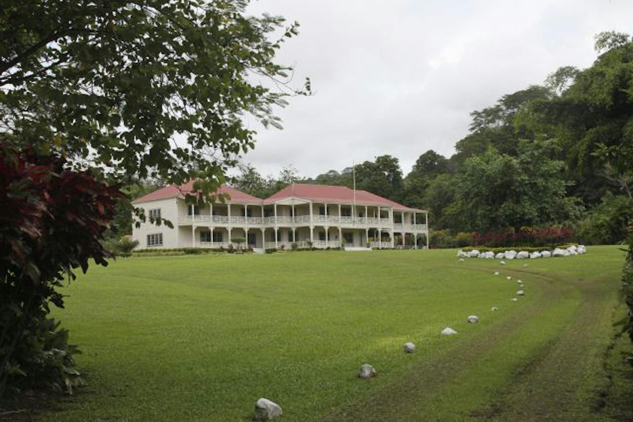Vailima, the carefully restored Victorian villa that was Robert Louis Stevenson's home for the four years before his death in 1894.