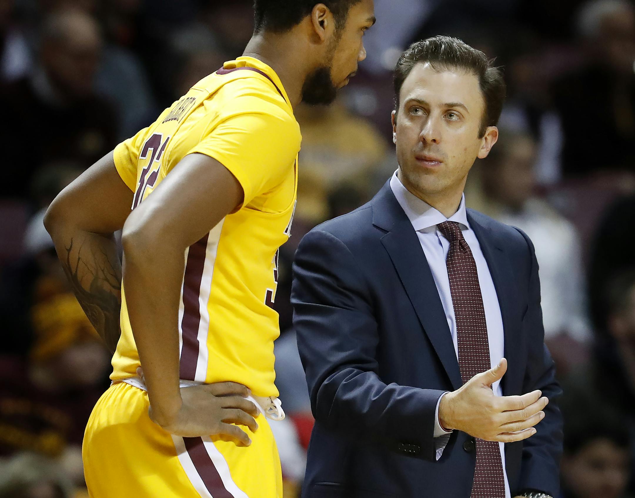 Minnesota head coach Richard Pitino.