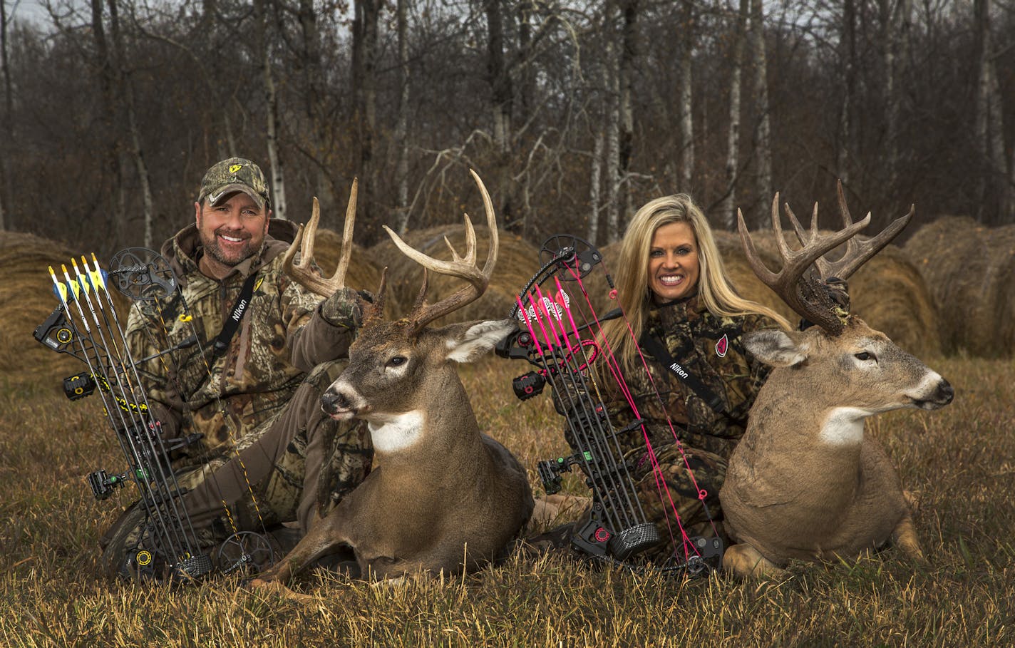 Pat and Nicole Reeve, who live near Plainview in southeast Minnesota, and who host the outdoor television show, "Driven with Pat & Nicole'' on the Outdoor Channel.