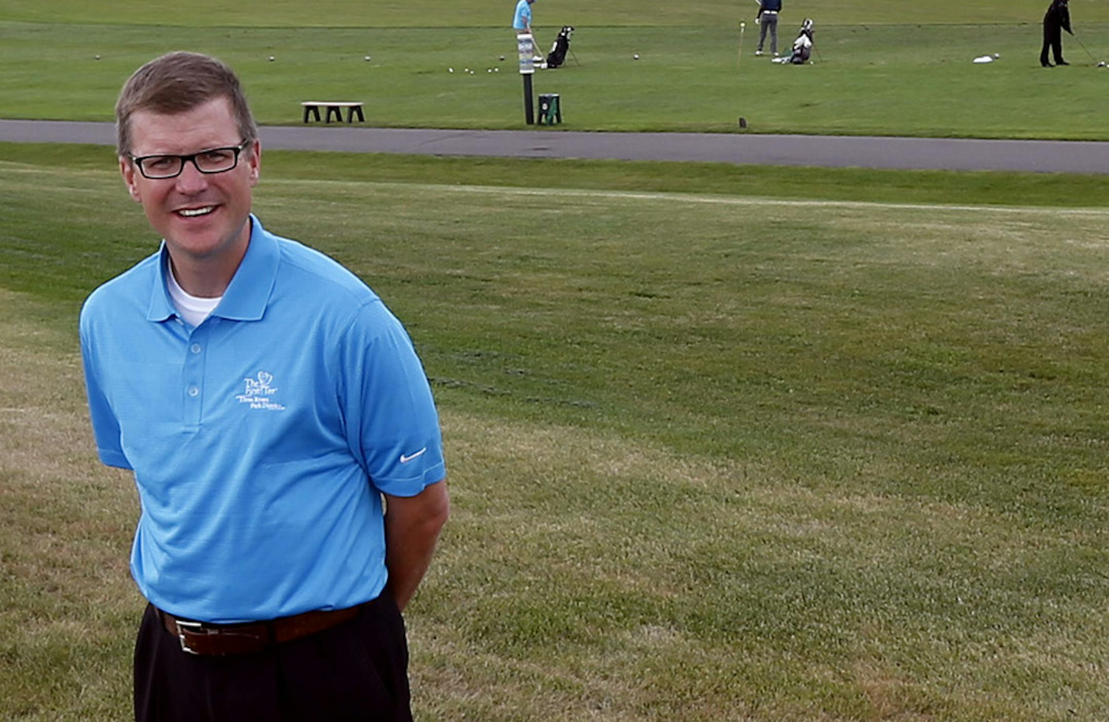 Boe Carlson, 41, has worked for the Three Rivers Park District since 1998. He was named its superintendent about a month ago.