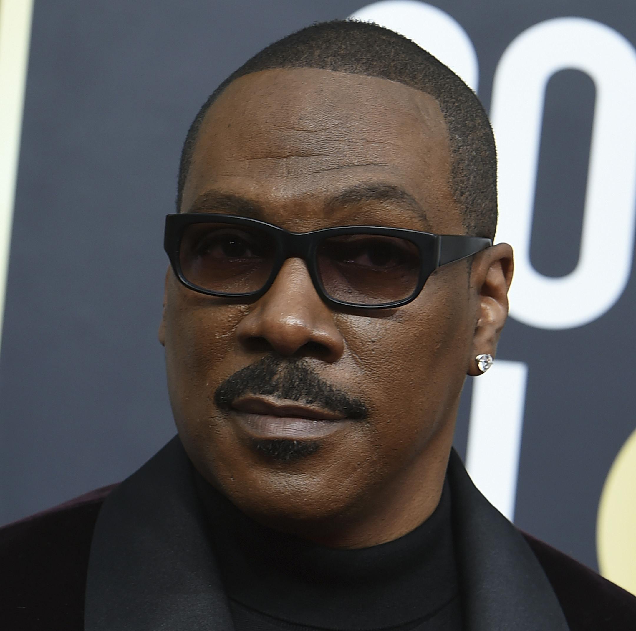 Eddie Murphy arrives at the 77th annual Golden Globe Awards at the Beverly Hilton Hotel on Sunday, Jan. 5, 2020, in Beverly Hills, Calif. (Photo by Jordan Strauss/Invision/AP)