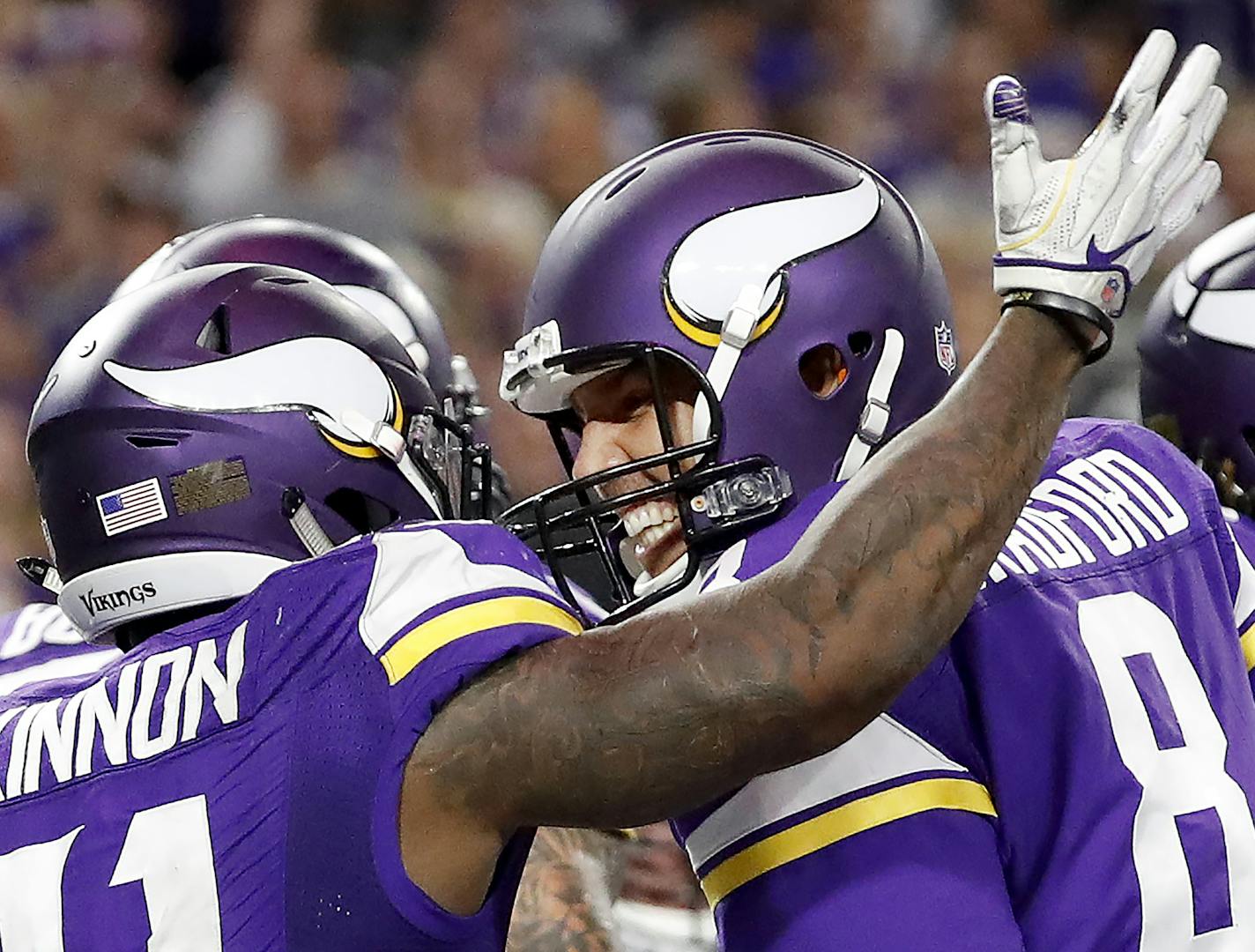 Jerick McKinnon and Sam Bradford have done much more than just fill in for injured Adrian Peterson and Teddy Bridgewater.