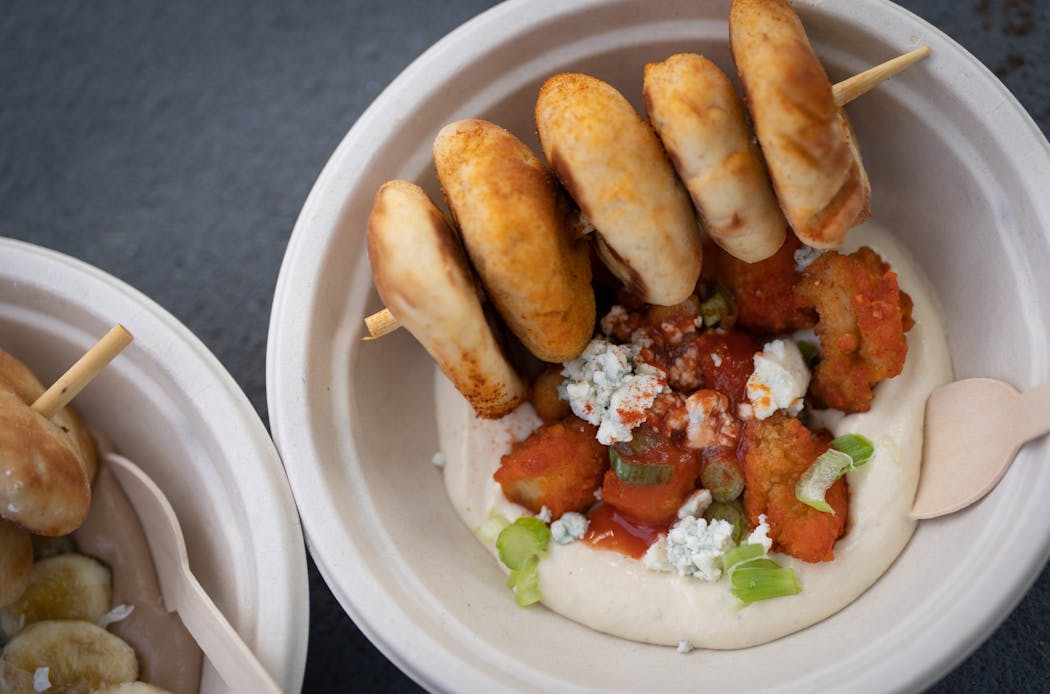 Baba’s popular hummus bowls, which debuted at the State Fair in 2021, will be served at its new brick-and-mortar location opening this summer.