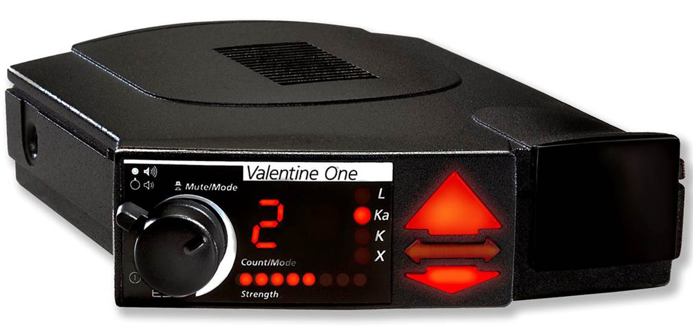 Valentine One Radar Locator. (Photo courtesy Valentine One/TNS) ORG XMIT: 1186909