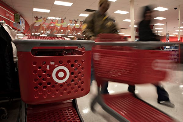 Customers enter a Target Corp. store in Mentor, Ohio.