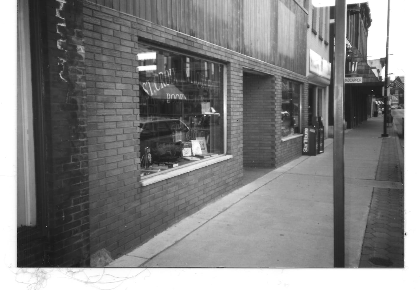 An early shot of the St. Croix Antiquarian Booksellers in Stillwater. Photo courtesy of Gary Goodman.