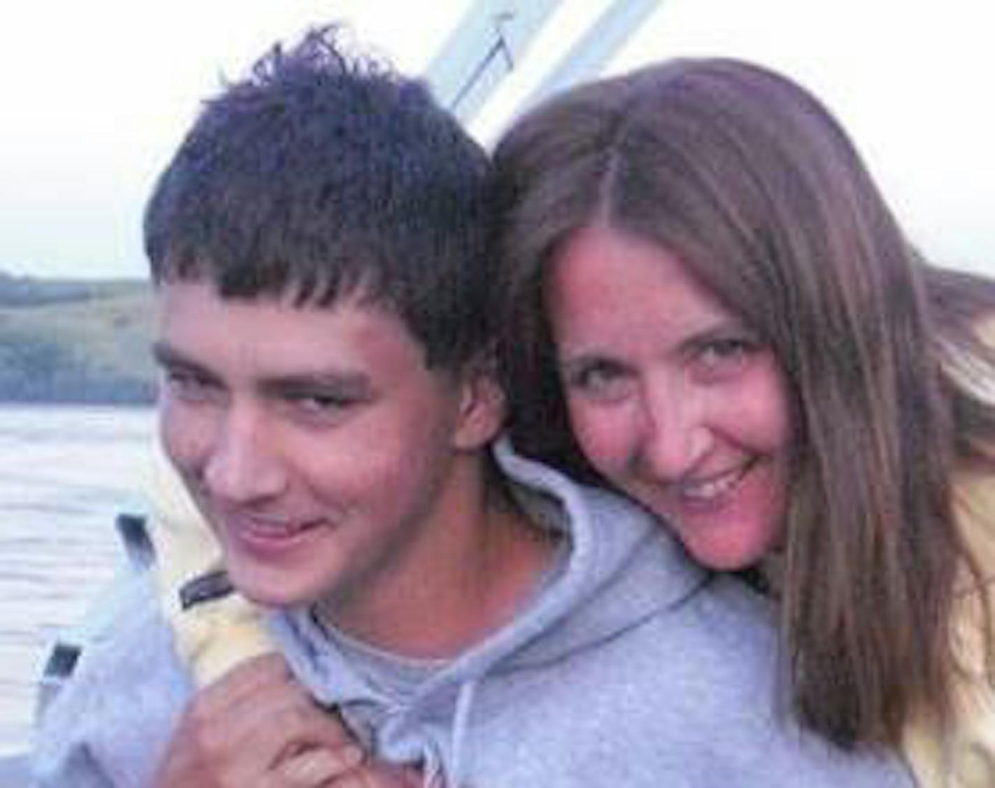 Andrew Sadek and his mother, Tammy.