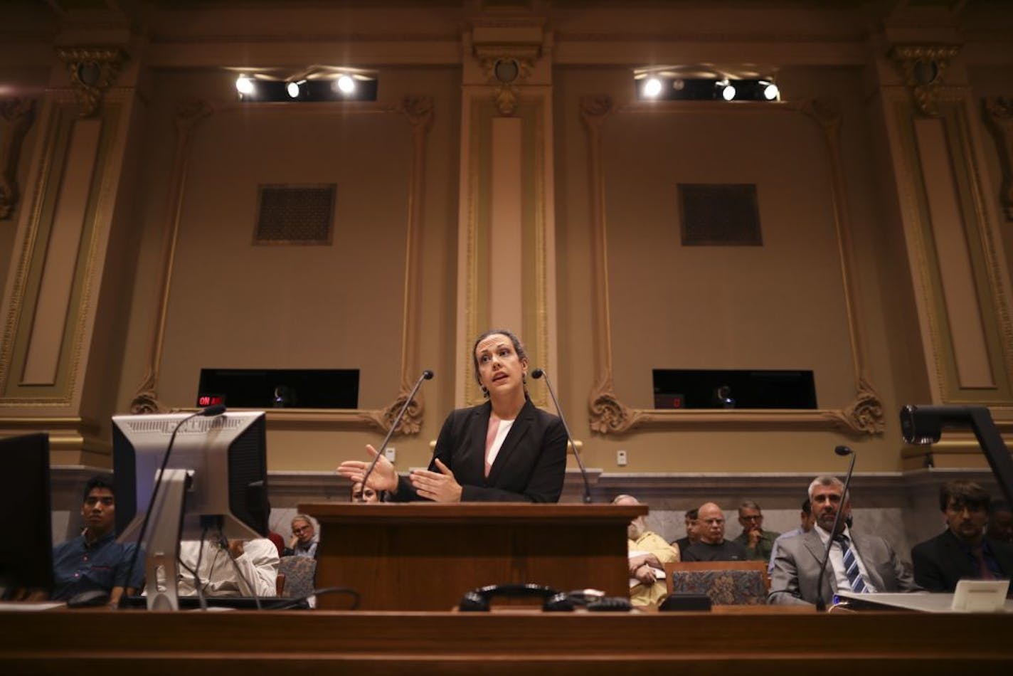 Imani Jaafar, a lawyer who directs the Minneapolis Office of Police Conduct Review, defended what she called "a very good layered civilian oversight system."