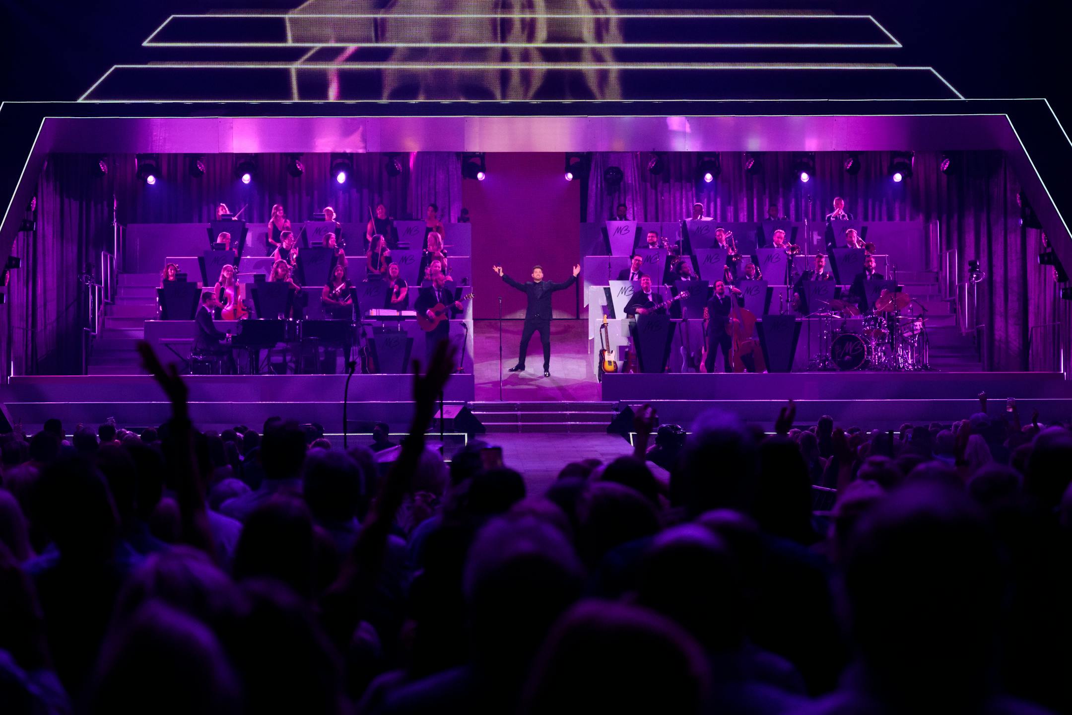Michael Buble performs Wednesday, Sept. 7, 2022 at Xcel Energy Center in St. Paul, Minn.