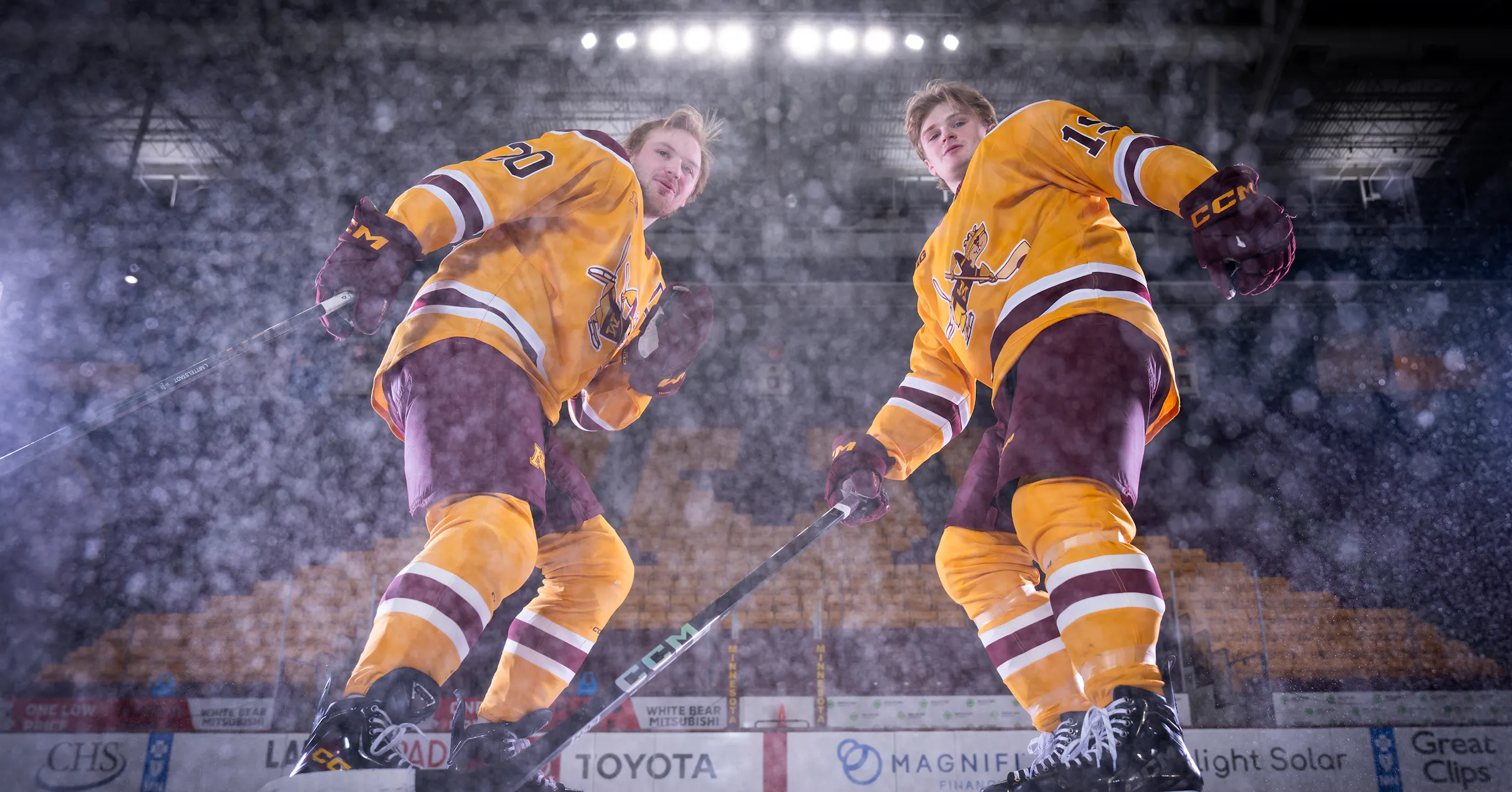 Dh Script John and Luke Mittelstadt wind down Gophers hockey careers