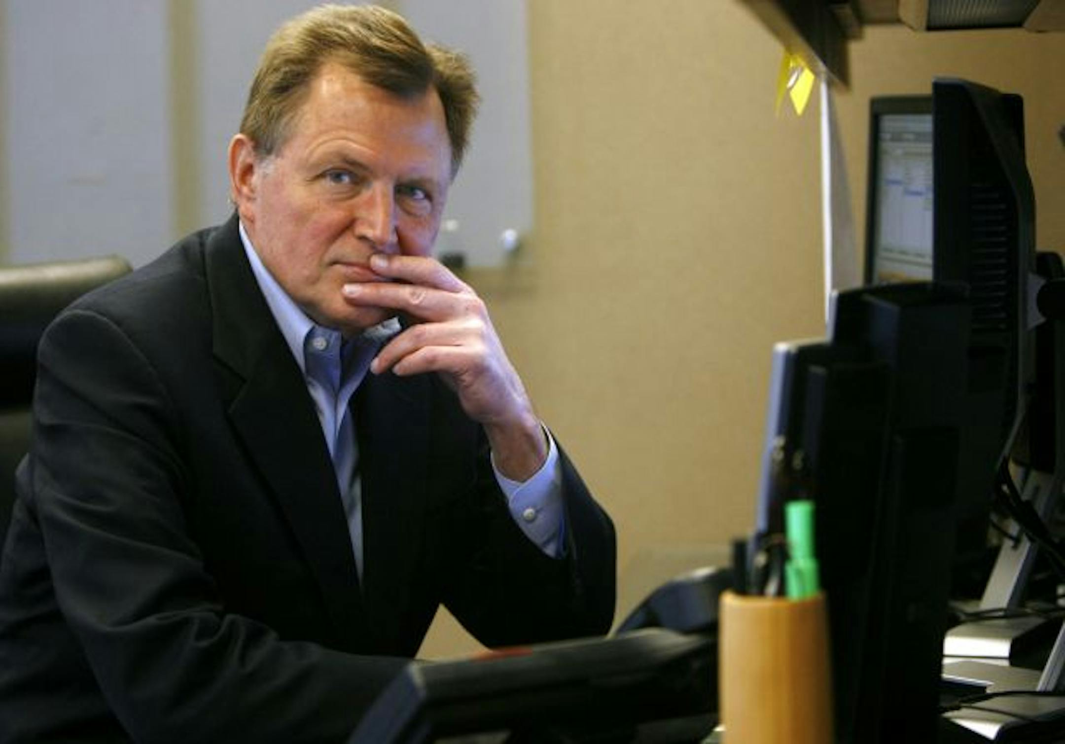 Attorney Don Nichols, once the top DWI lawyer in the state, seen at his downtown office.
