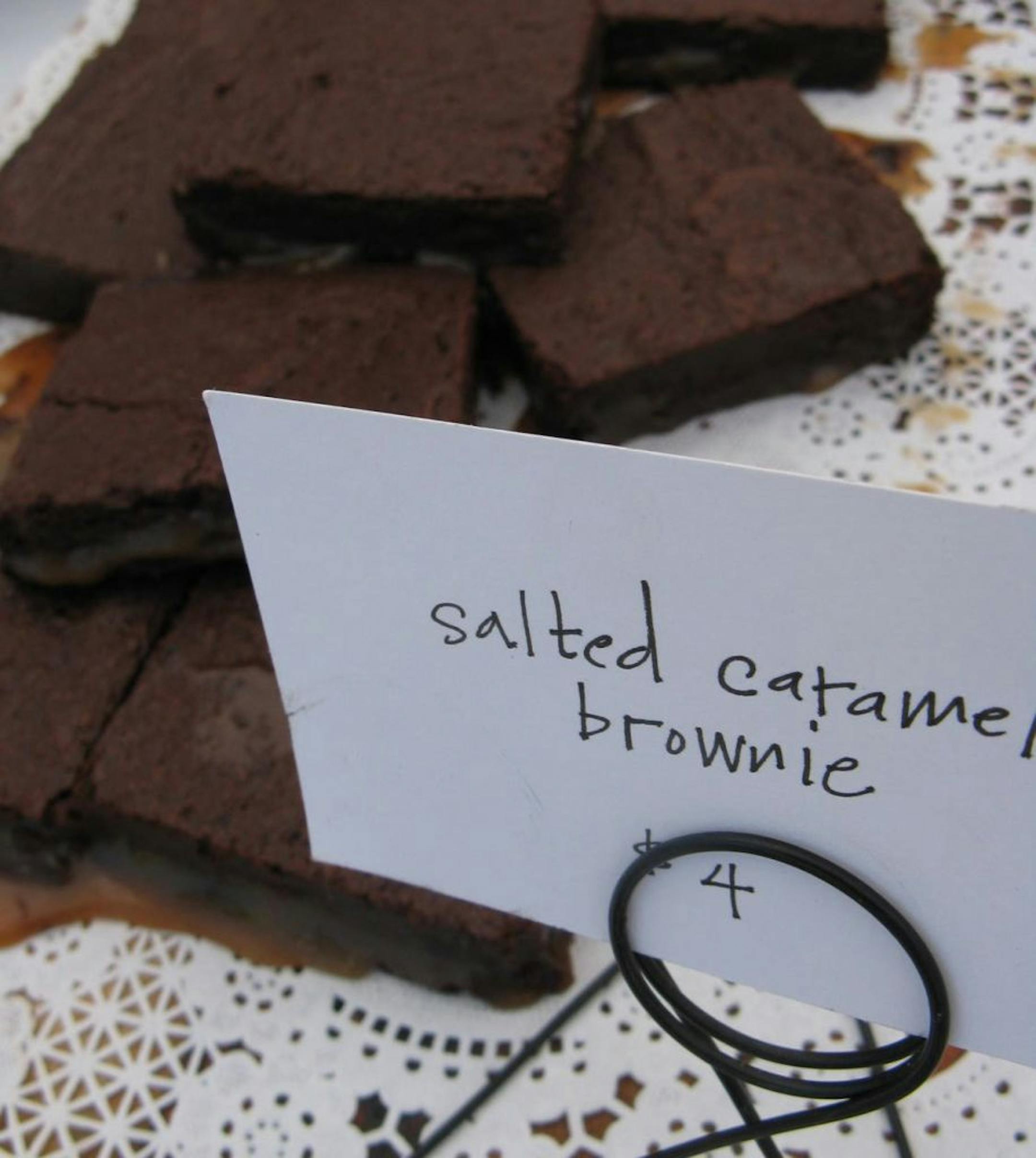 Salted caramel brownies from Bogart Loves might be the ideal brownie.