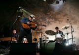 Jeff Tweedy with keyboardist Mikael Jorgensen and drummer Glenn Kotche during Wilco's three-night Palace Theatre run in November 2017. / Jeff Wheeler, Star Tribune