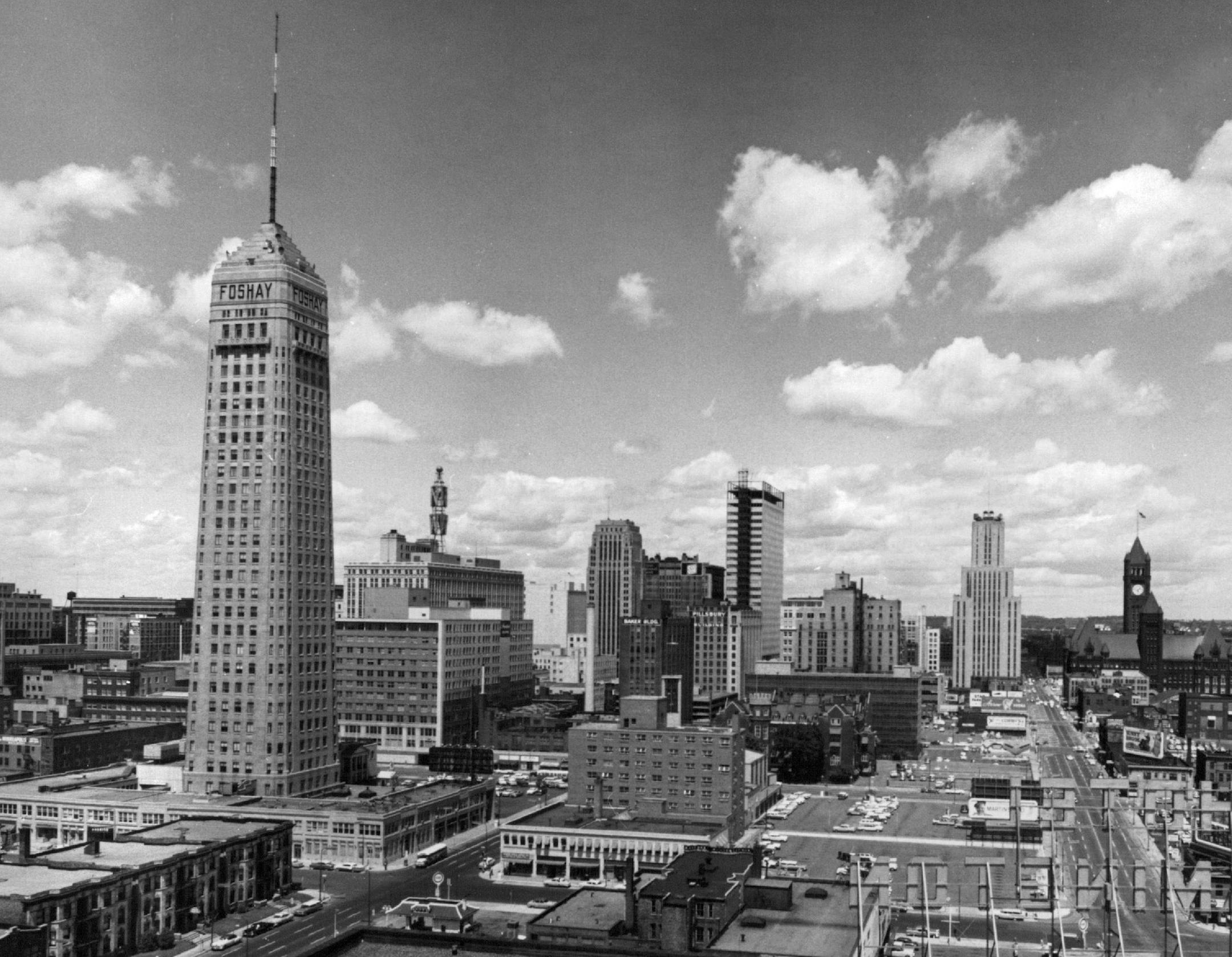 March 1960 The Loop from the roof of the Leamington Hotel. Dwight Miller, Minneapolis Star Tribune ORG XMIT: MER49977c08840f5bab2090c83a70a2f
