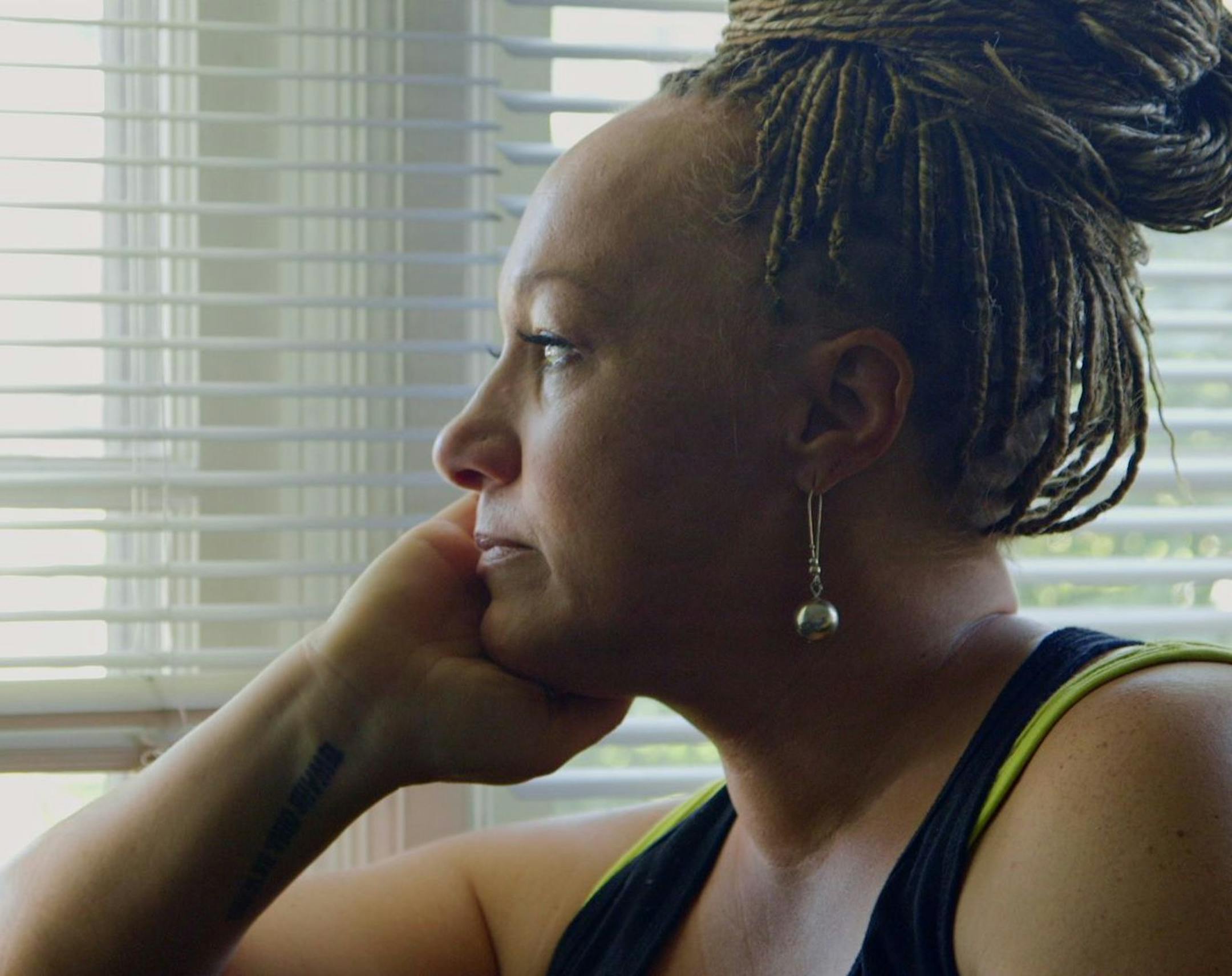 Rachel Dolezal in the documentary "The Rachel Divide."
