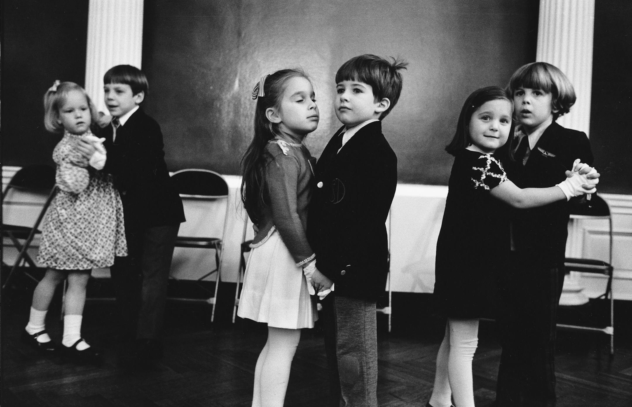 A 1977 New York dinner-dance class.
