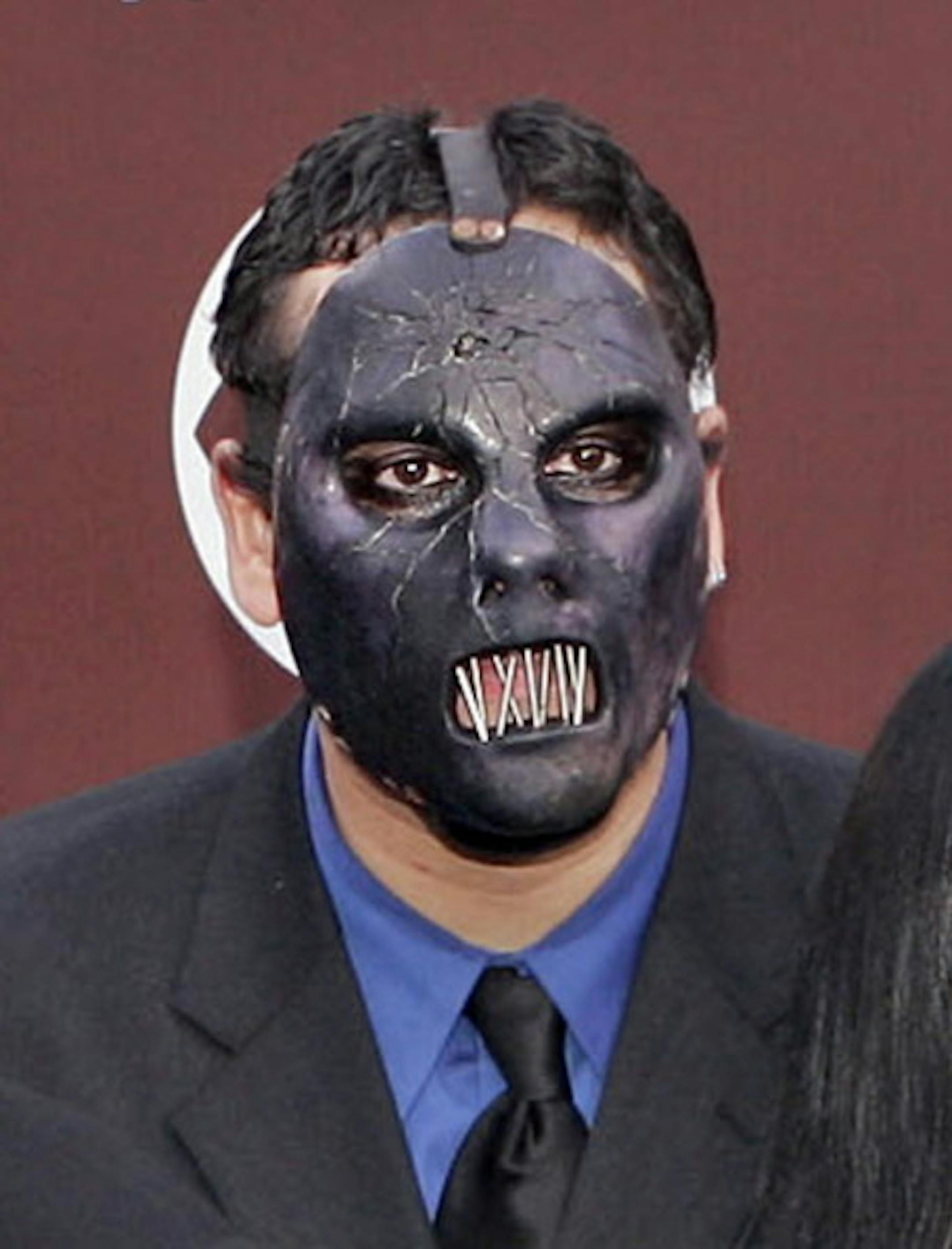 Paul Gray from Slipknot at the Grammy awards in 2005. Photo: AP