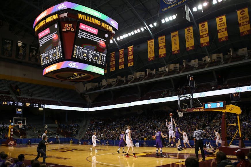 Goodhue's Justyn Lind put up a first half shot Thursday afternoon. ] JEFF WHEELER • jeff.wheeler@startribune.com Goodhue faced Lake Park-Audubon in a Boys' State Basketball Tournament Class A quarterfinal game Thursday afternoon, March 10, 2016 at Williams Arena in Minneapolis.