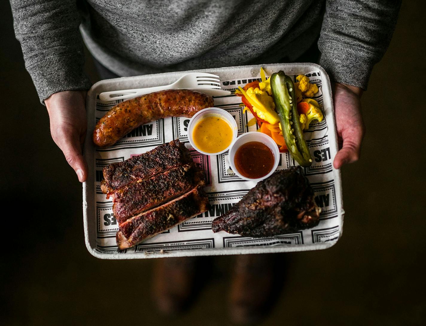 Animales Barbeque Co. opened a trailer setup near Able Seedhouse + Brewery last August.