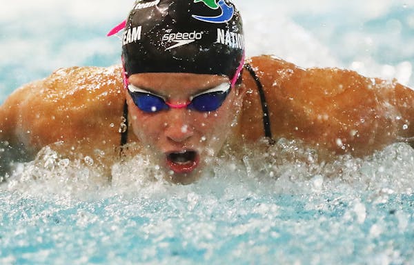 Olympic swimmer Regan Smith trained for the upcoming Olympic swim trials at the