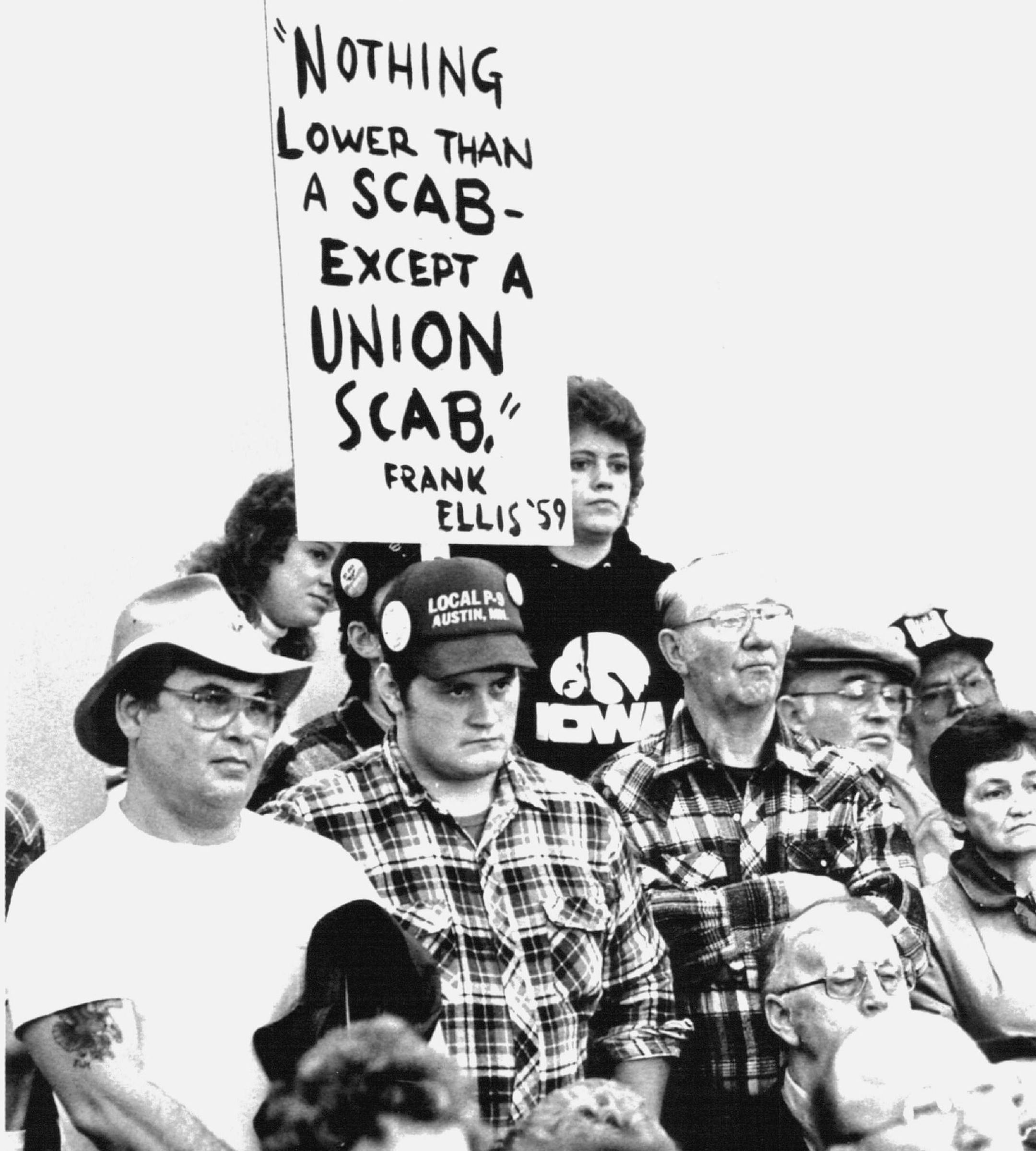 March 2, 1986 A sing castigate union members who have returned to work. There is receptionist to point him Is he going to resign? "No way. I won