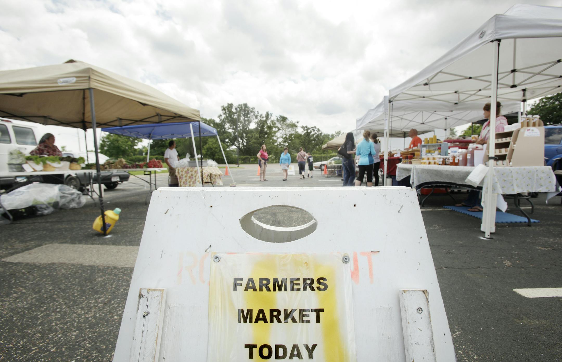 The farmers market in Rosemount, MN. June 18, 2013. ] JOELKOYAMA‚Ä¢joel koyama@startribune.comAfter a late spring and a rainy and cold start to the farmers' market season, we check in to see how the bad luck is affecting south metro markets, all of which are finally up and running. How long will we have to wait for tomatoes this year?