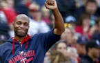 Twins outfielder Torii Hunter acknowledged the Target Field crowd on Oct. 4, the date of what now is expected to be his final game.