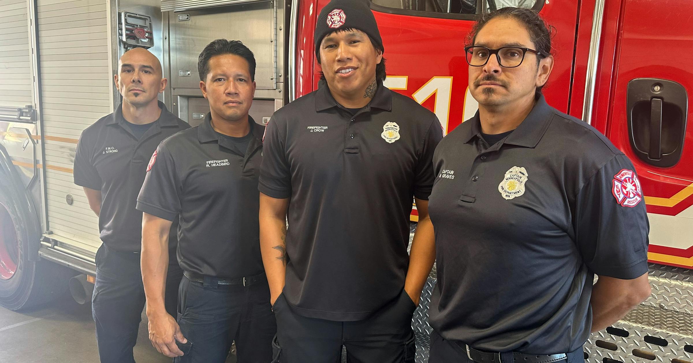 Minneapolis firefighters form first all-Native American crew Minneapolis firefighters form first all-Native American crew