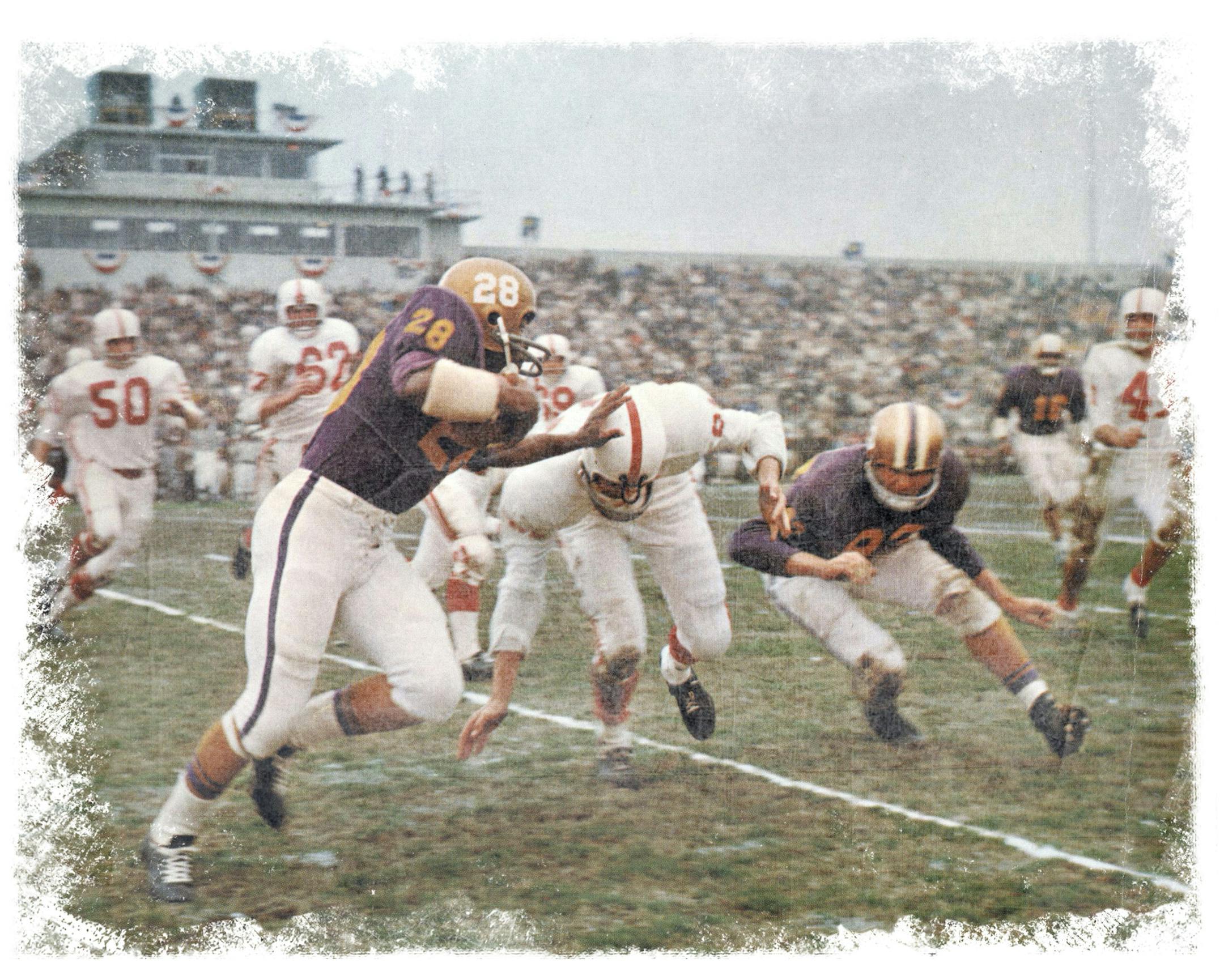 1963 Camellia Bowl, St. Johns vs Prairie View - 'Titile Game action' ORG XMIT: MIN1312111528530293