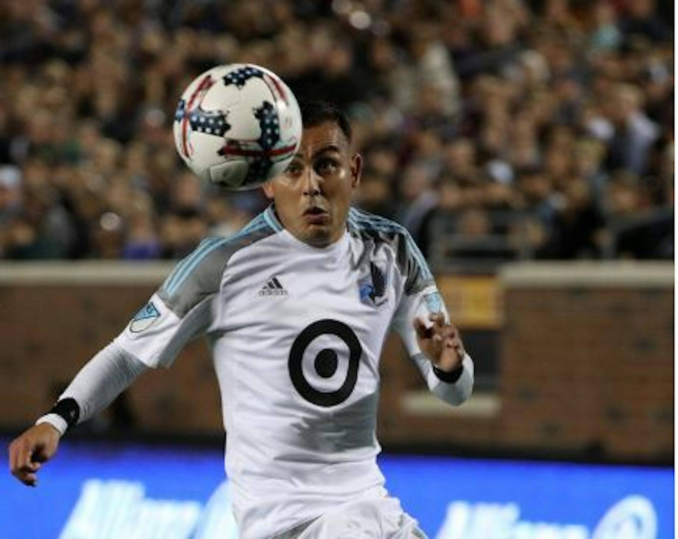 Minnesota United midfielder Miguel Ibarra