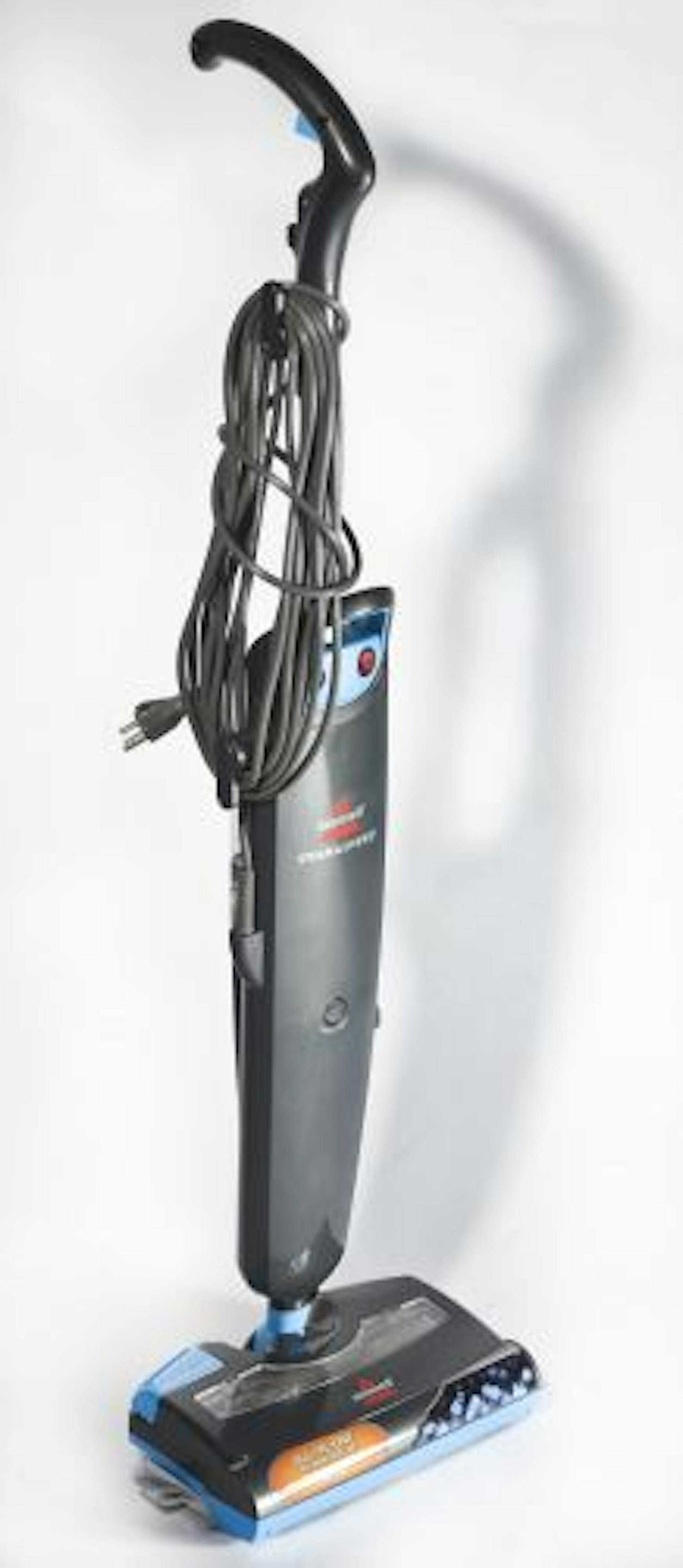 Consider Bissel's Steam and Sweep for hard floors. In one swoop, it vacuums the dirt and steam cleans the gunk from your floor.