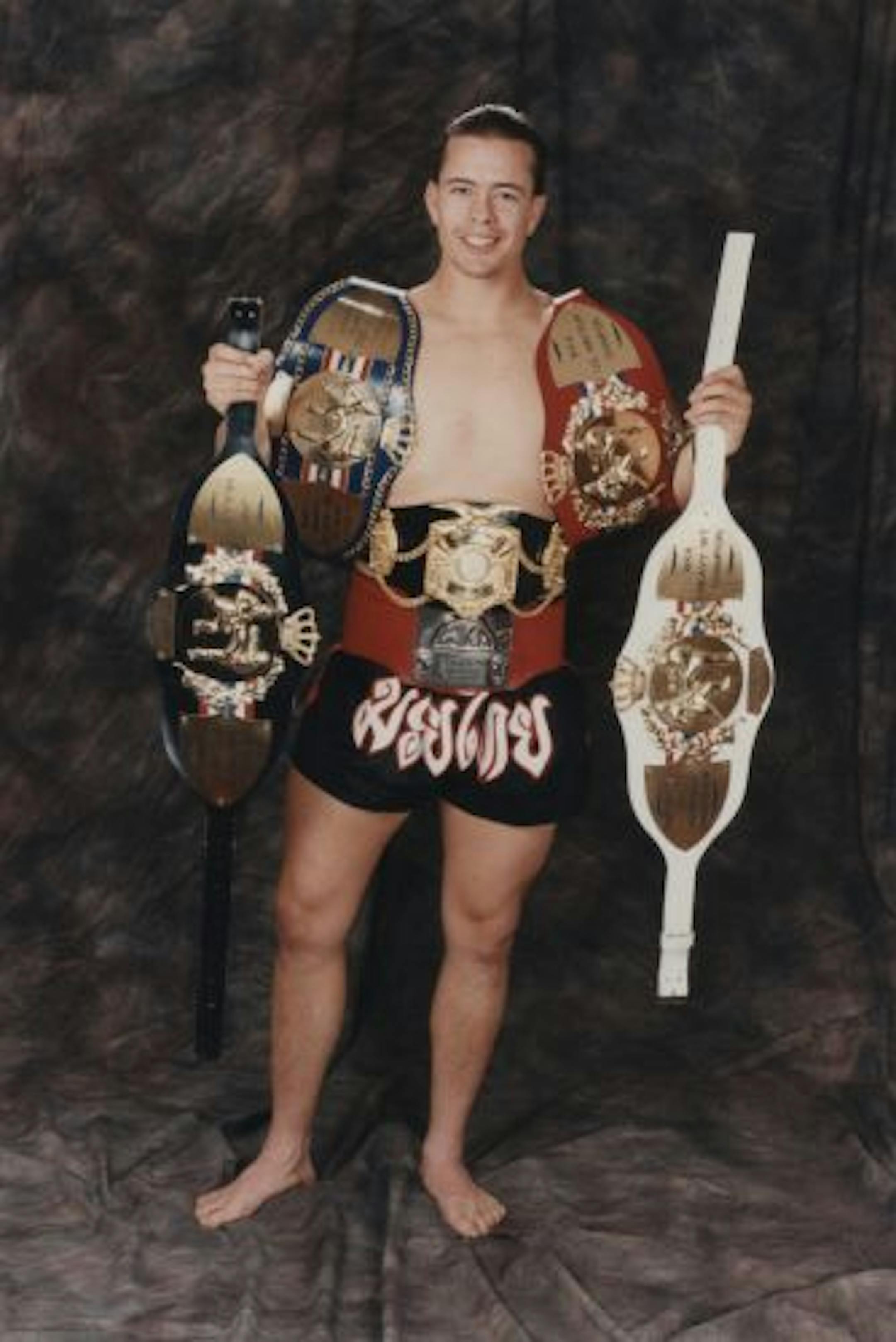 Jim Mullen during his fighting glory days.
