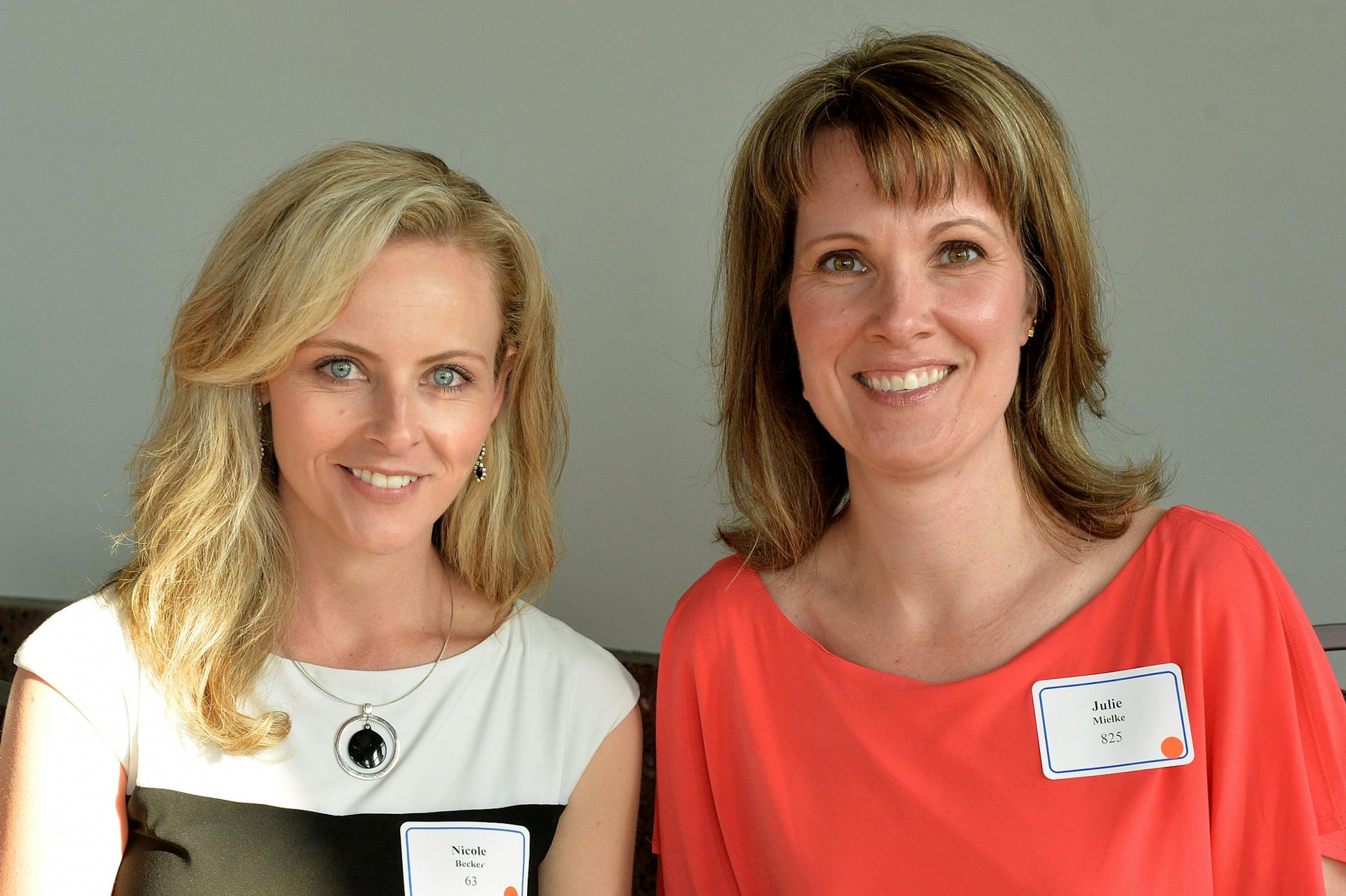 From left, Nicole Becker and Julie Mielke.