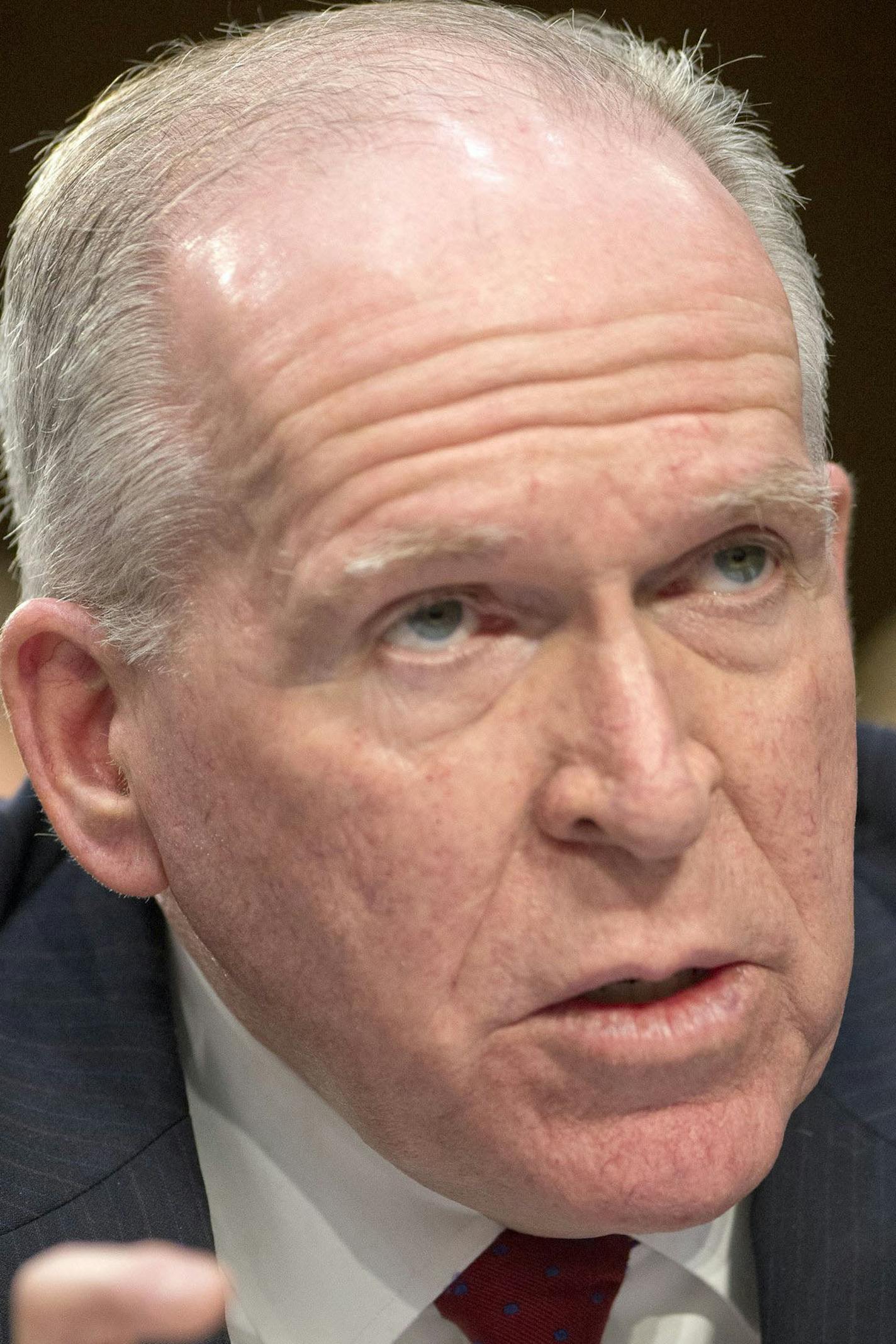 Director John Brennan, Director of the Central Intelligence Agency (CIA), testifies during an open hearing held by the US Senate Select Committee on Intelligence to examine worldwide threats on Capitol Hill on Feb. 9, 2016 in Washington, D.C. (Ron Sachs/CNP/Sipa USA/TNS)