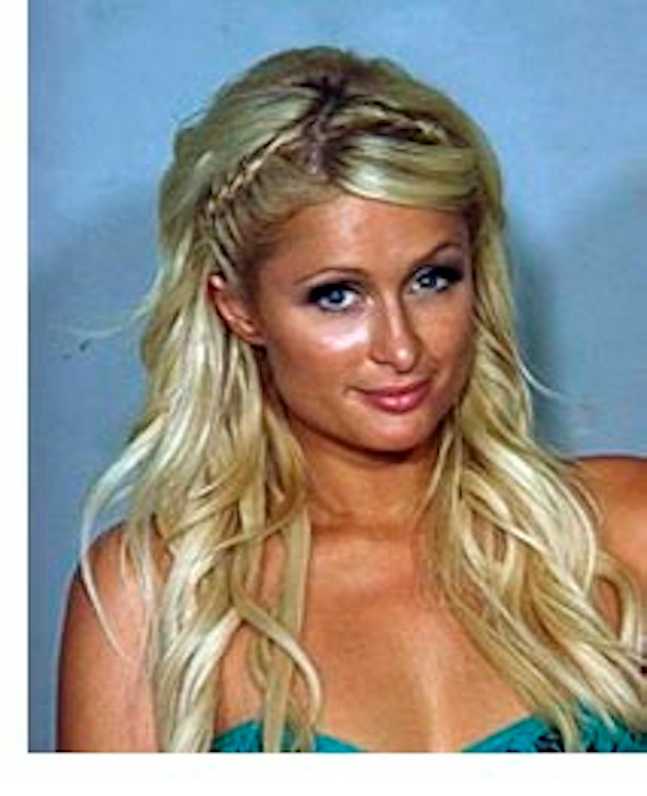 Paris Hilton's latest booking photo