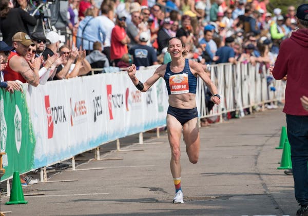 Gabi Rooker ran Grandma's Marathon in 2:27:38 in June, 2023.