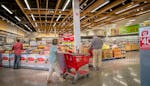 Target will start offering fresh grocery pickup at stores nationwide. Shown is the store in Edina.