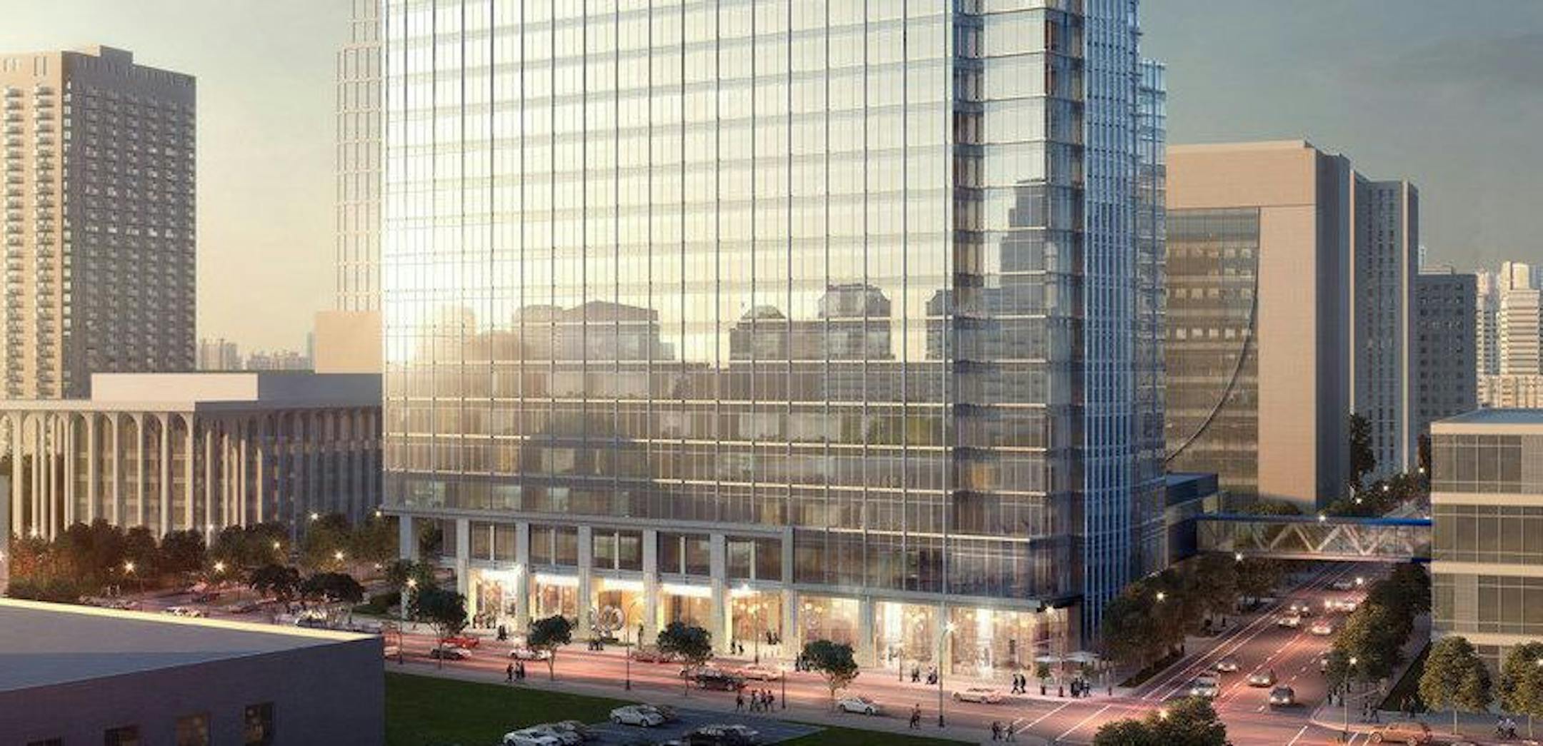 United Properties wants to include a RBC sign at the top of the Gateway tower.
Courtesy United Properties