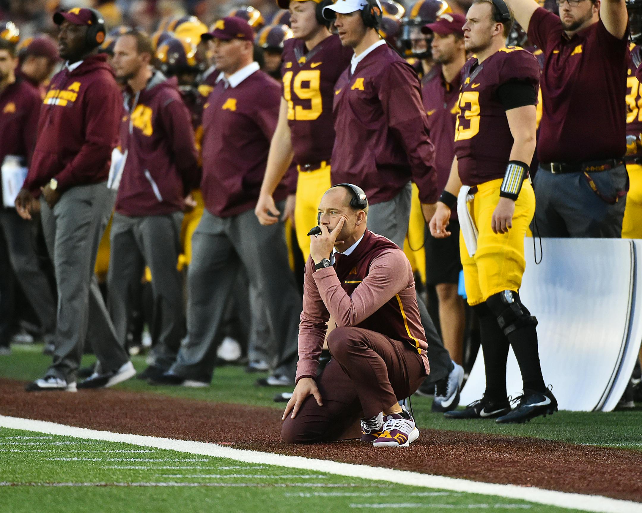Unless there's an emergency, Gophers football coach P.J. Fleck said he won't pull a redshirt of any of his remaining true freshmen with four games remaining.