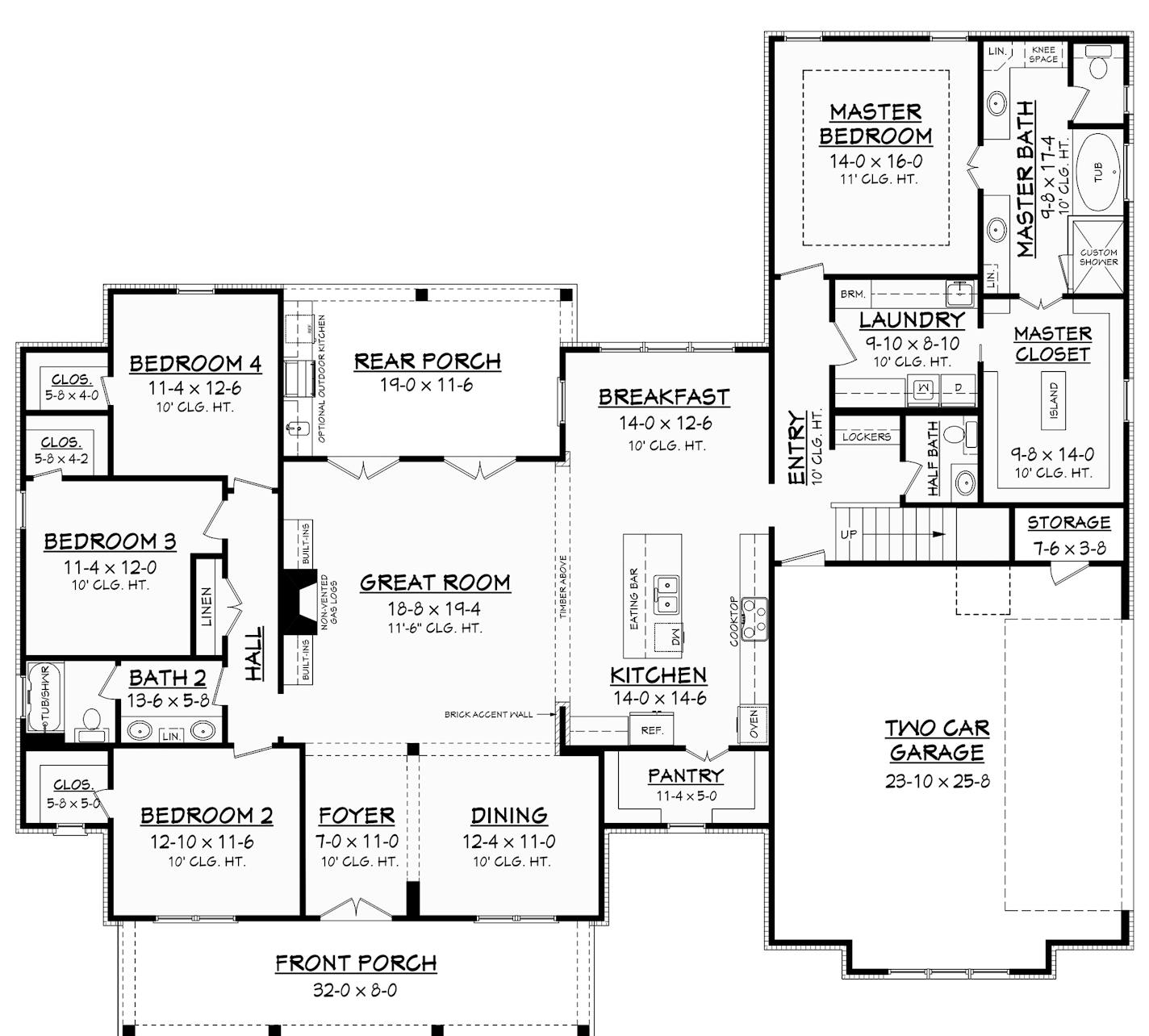 Home plan: A contemporary version of a classic farmhouse